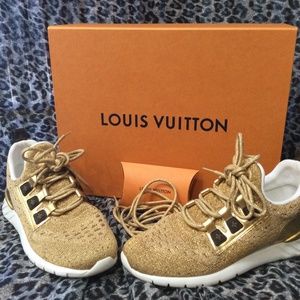 Louis Vuitton Aftergame Trainers Gold